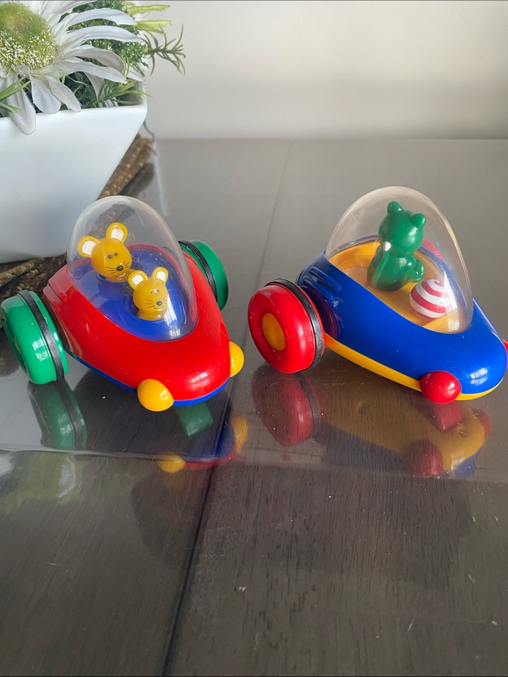 1990s Discovery Toys Pull Back Cars toddler toys